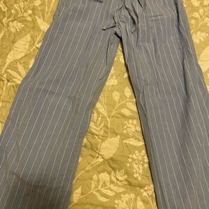 SO Light Blue Pants with White Stripes